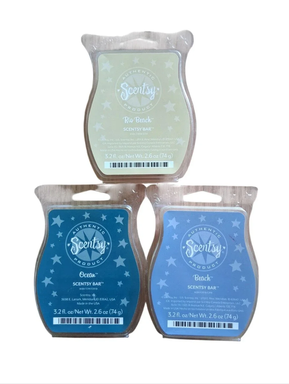 Scentsy Wax Melts In Rio Beach, Ocean And Beach